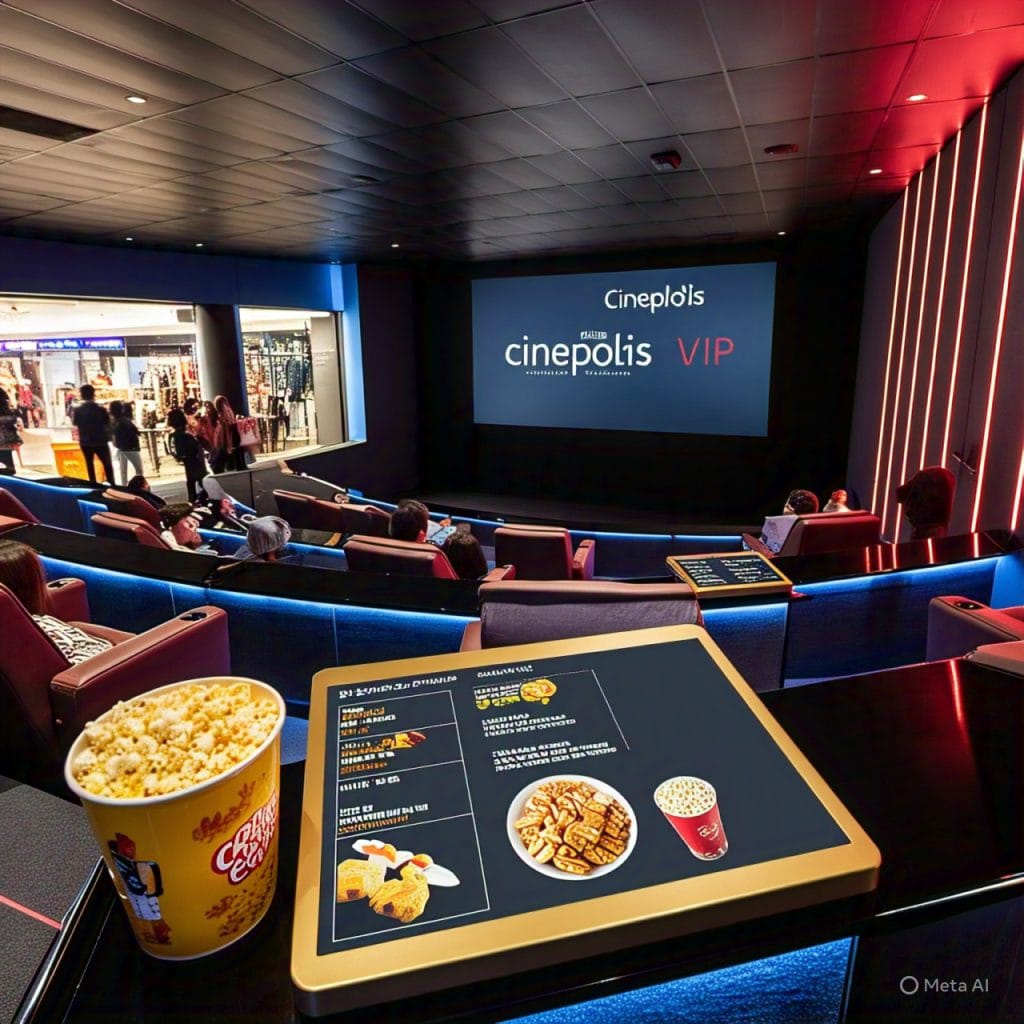 Cinepolis VIP Menú