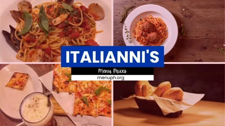 Italiannis-Menu