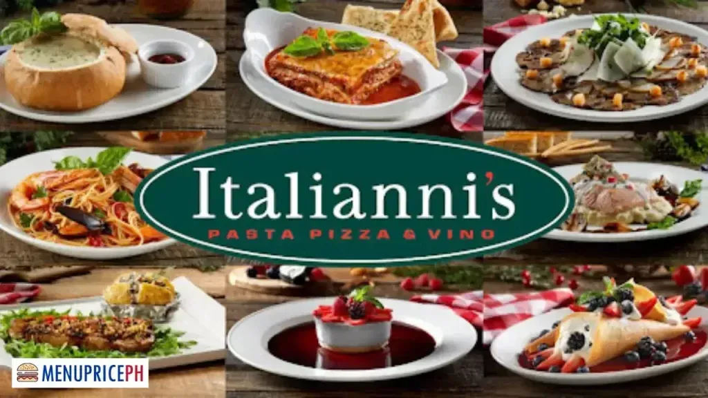 Italiannis-Populares-Menu