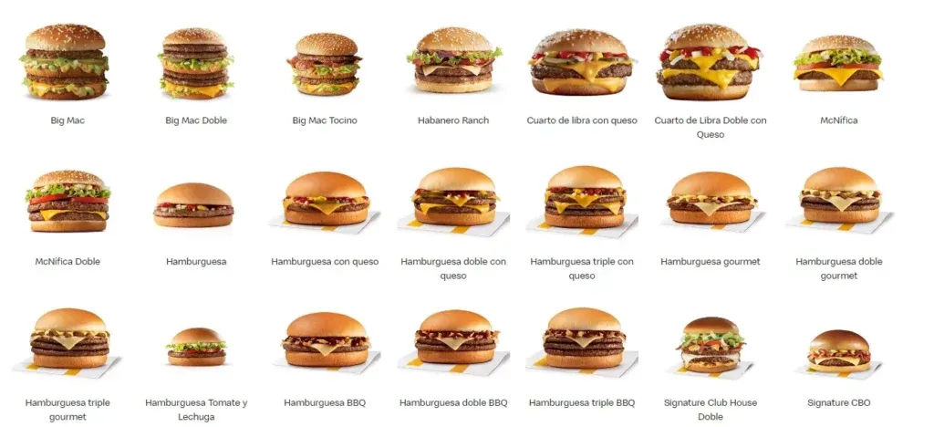 McDonald’s Menú