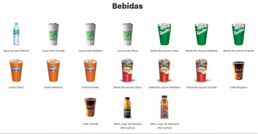 McDonald’s Menú