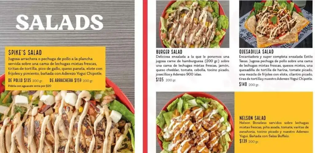Spikes Menú
