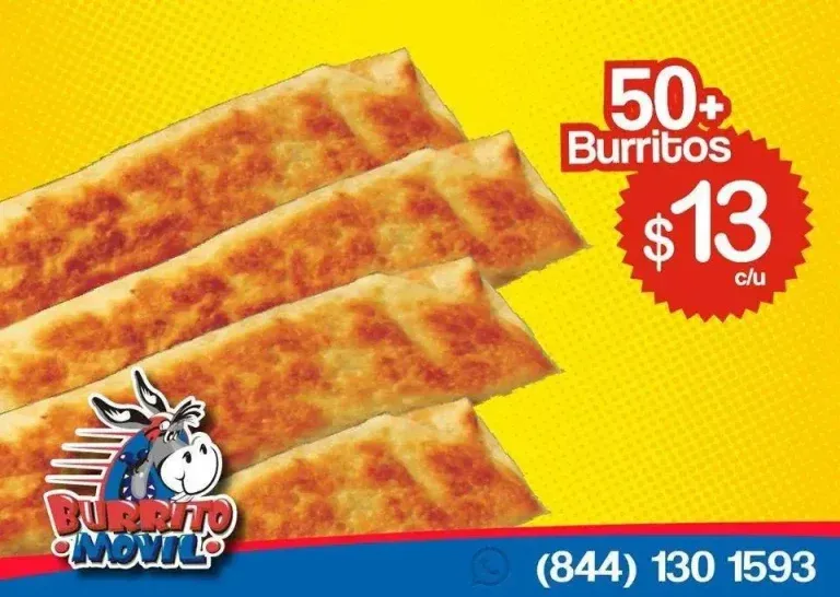 Burrito Movil Promociones Menú