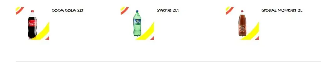 Pollo Feliz Bebidas Menú