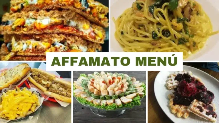 Affamato Menú