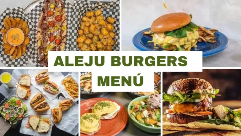 Aleju Burgers Menú