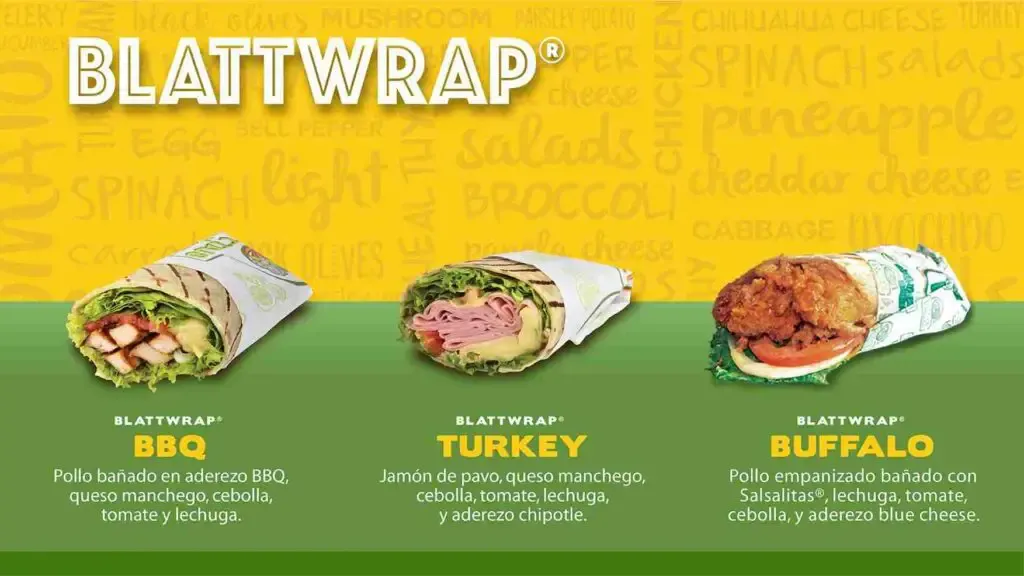Blatt Salat Haus Blattwrap Menú Precios