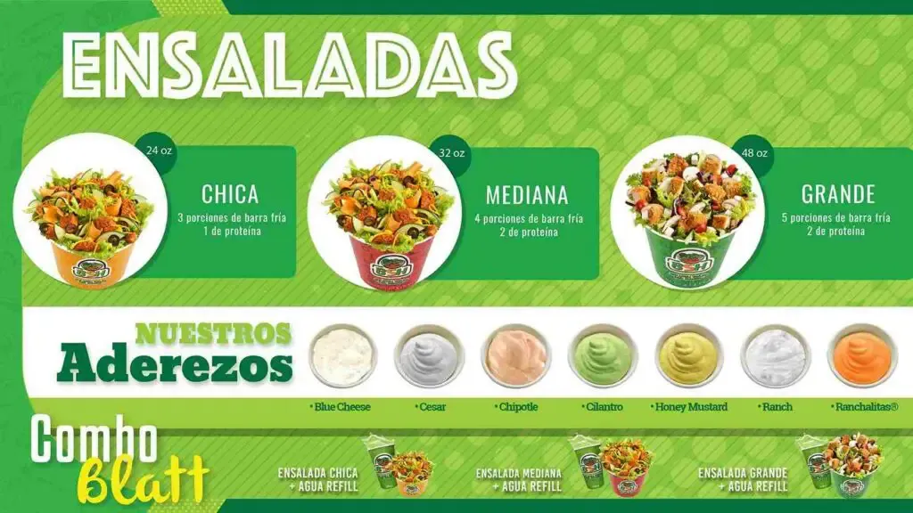 Blatt Salat Haus Ensaladas Menú y Precios