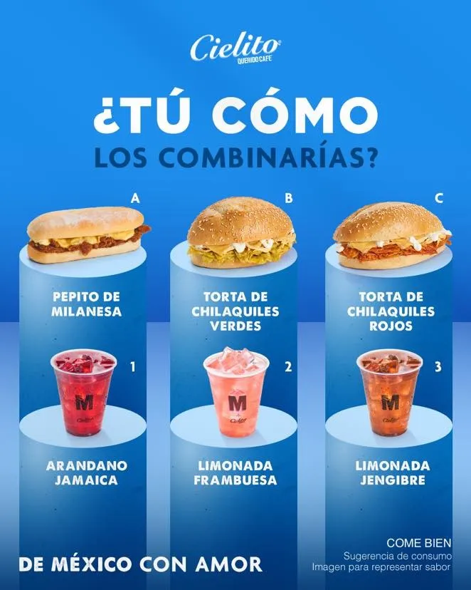 Cielito Querido Café Promos Caídas del Cielo Precio