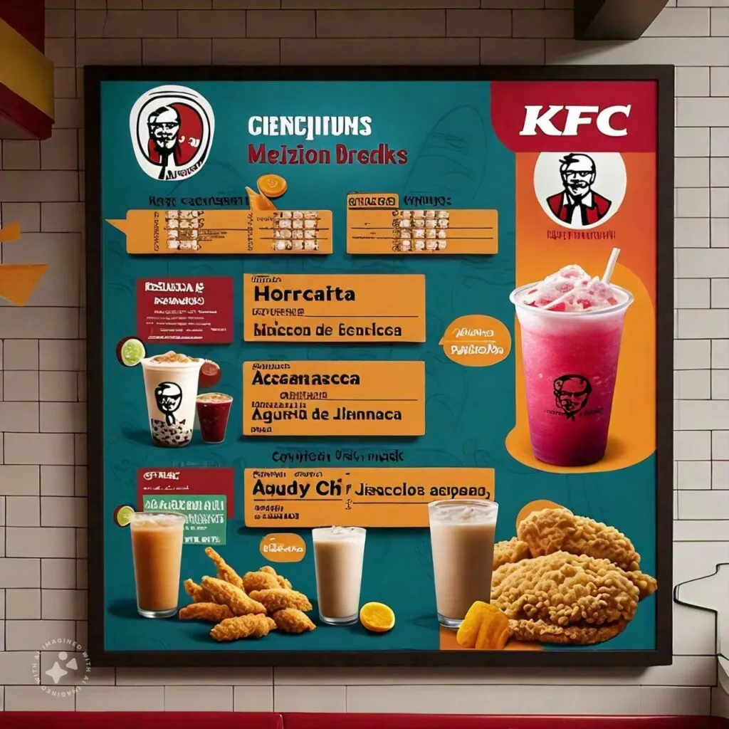 KFC Menú Mexico Bebidas