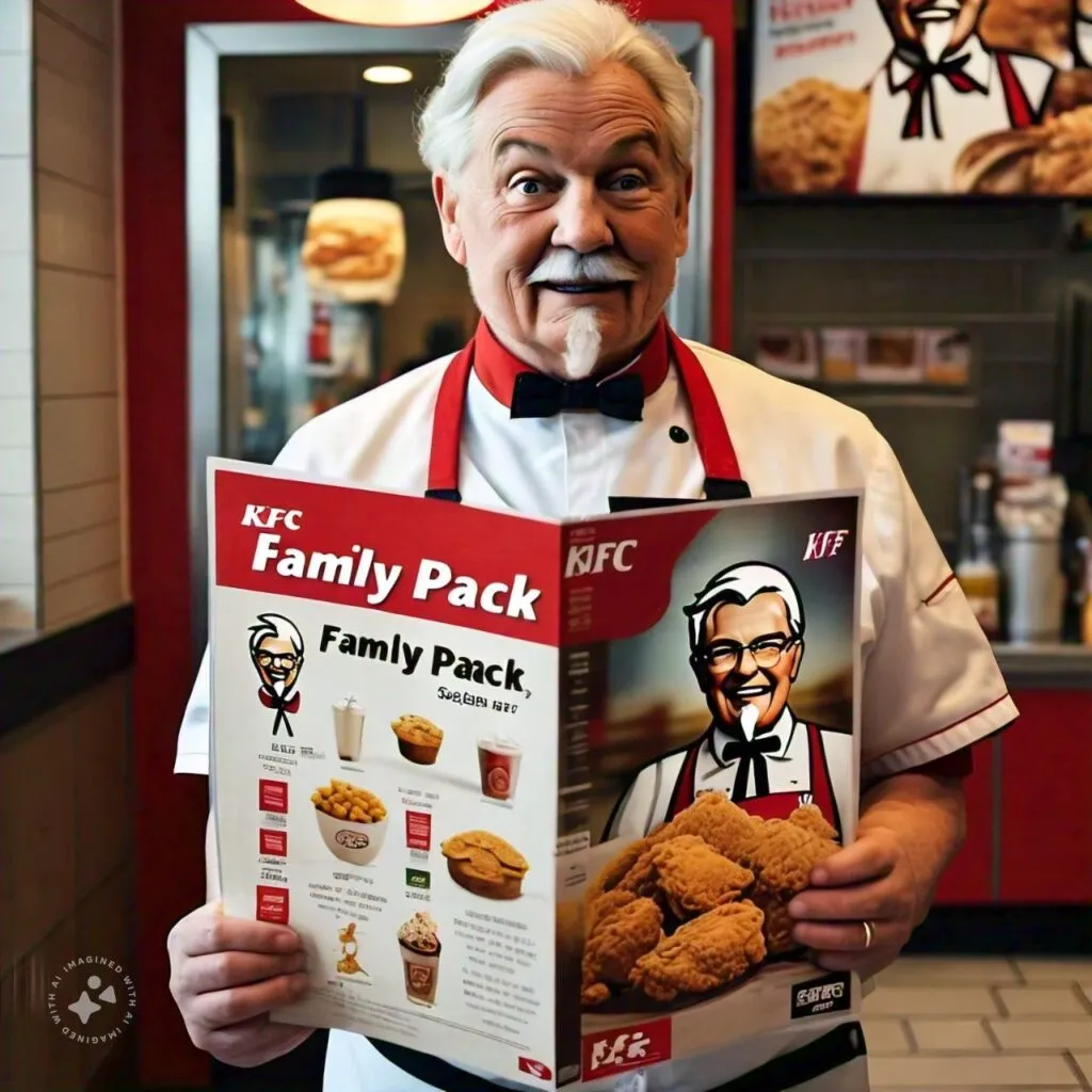 KFC Paquete familiar Menú