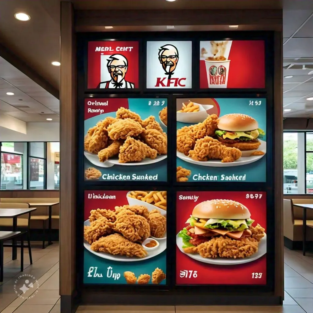 KFC Platos a la Carta Menú