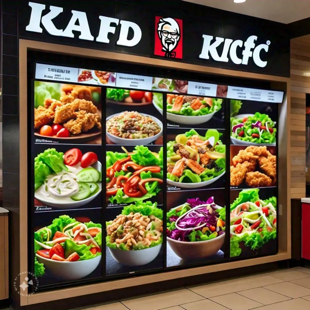 KFC Precios Ensalada Menu