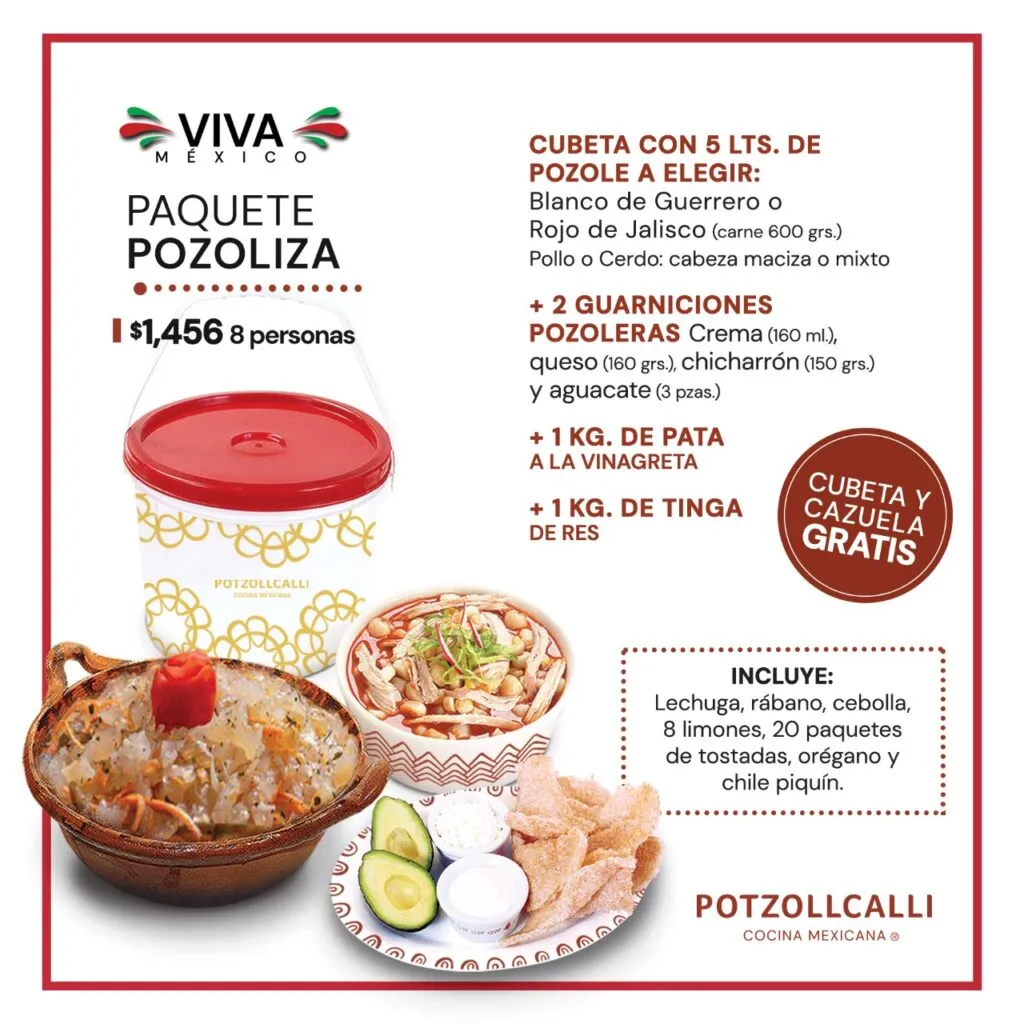 Potzollcalli Postres Menu