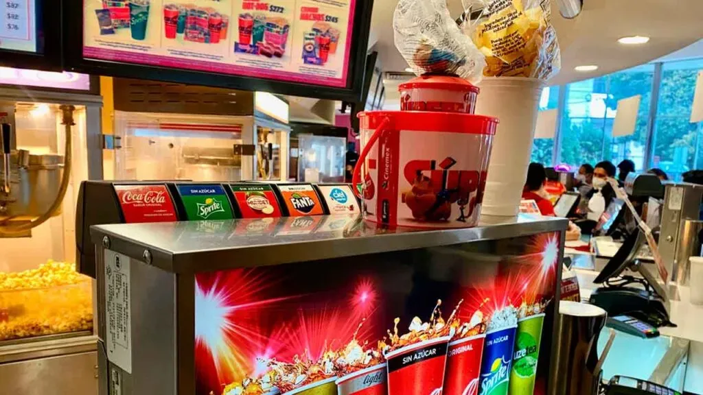 Cinemex Complementos Menu