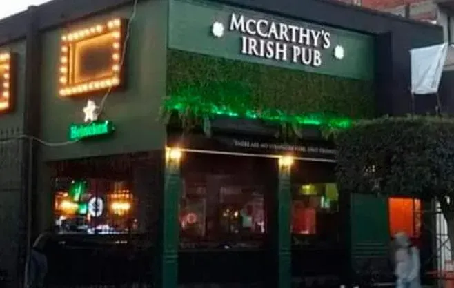 McCarthy’s Menu