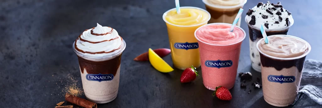 Menú de Bebidas Calientes de Cinnabon