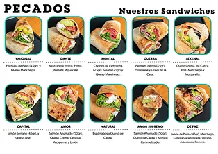 Menú de Pecados Frutos Prohibidos