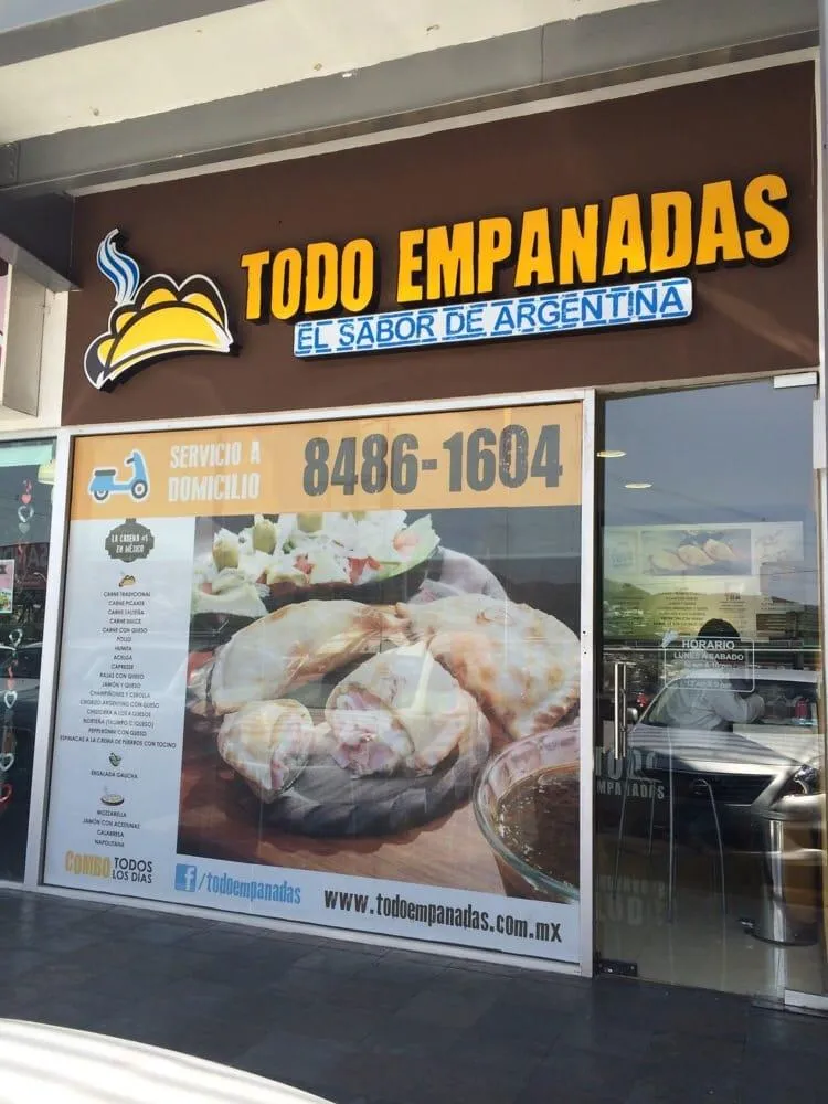 Todo Empanadas Menu