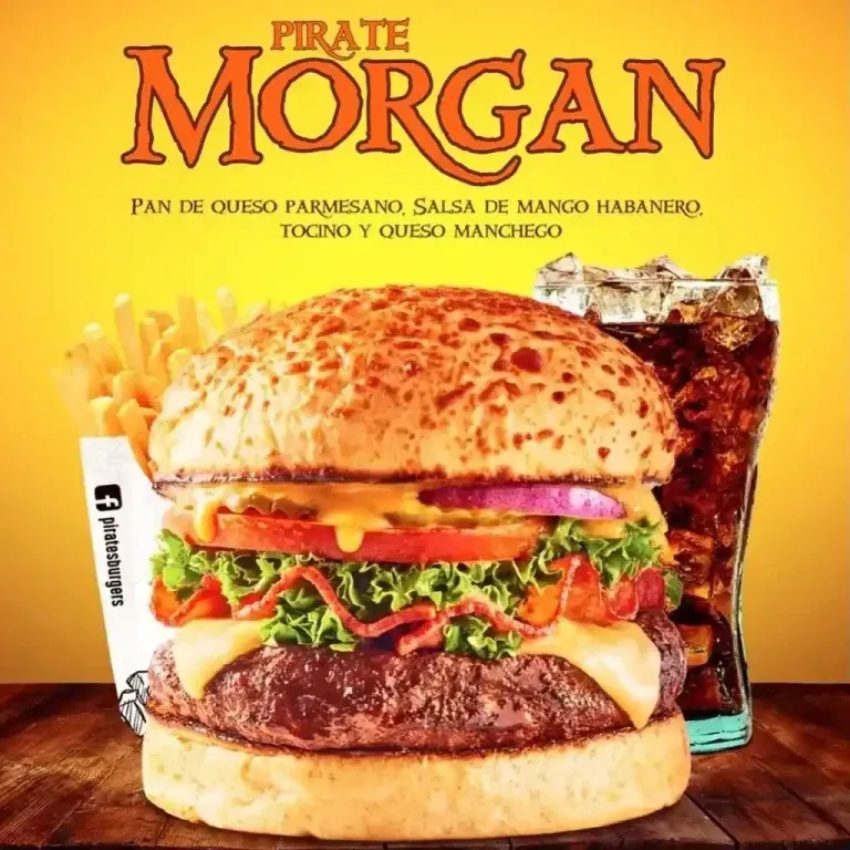 Pirates Burgers Bucaneras Menú