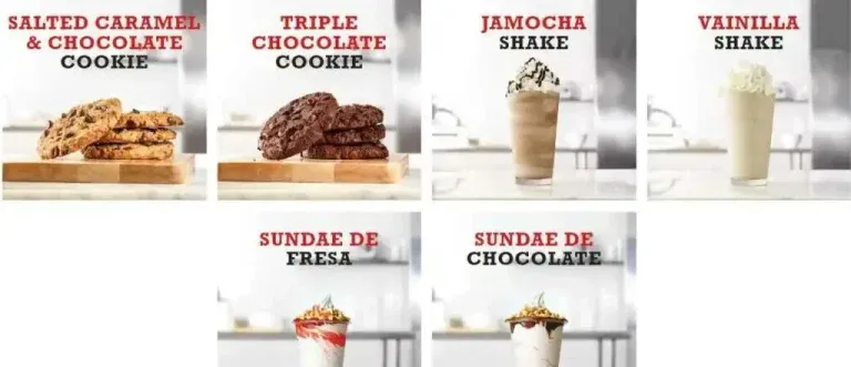 Arby’s Postres Menú