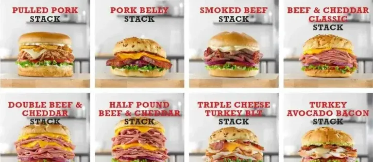 Arby’s Stacks Menú