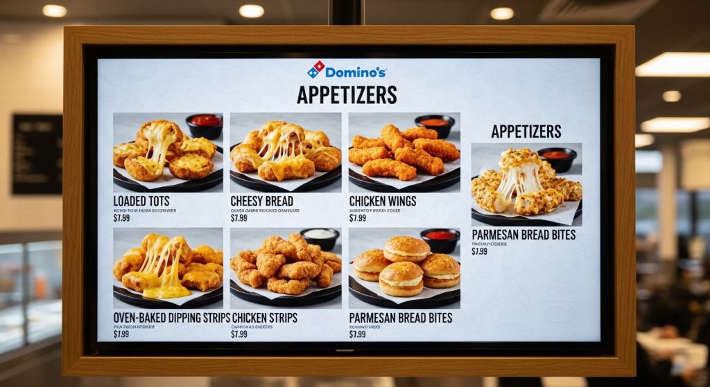 Domino’s Pizza Entradas Menú