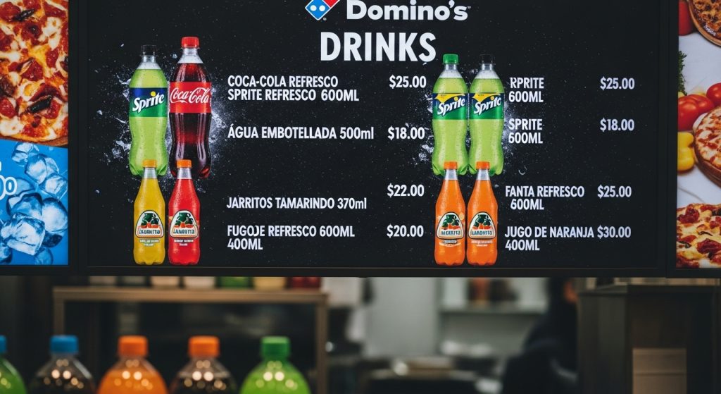 Domino’s Precios – Bebidas Menú