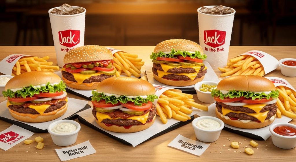 Jack In The Box Burger Combo Meals