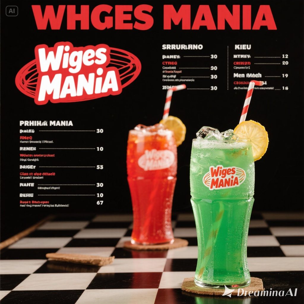 Wings Manía Refrescos Menú