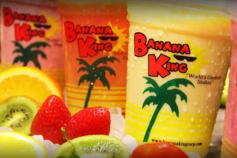 Banana King Menu