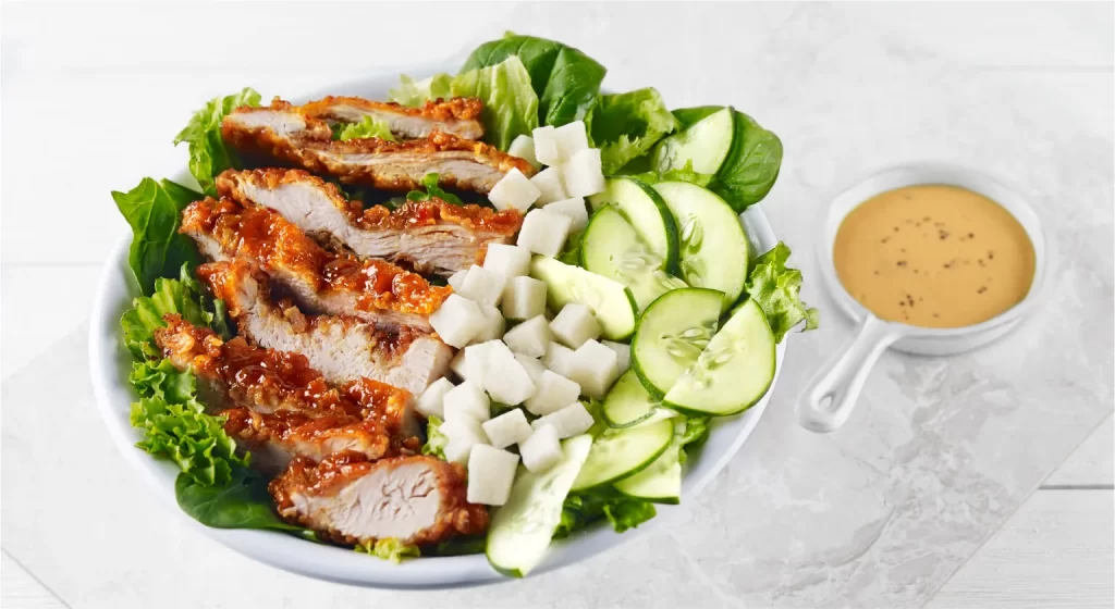 Wingstop salads Menú